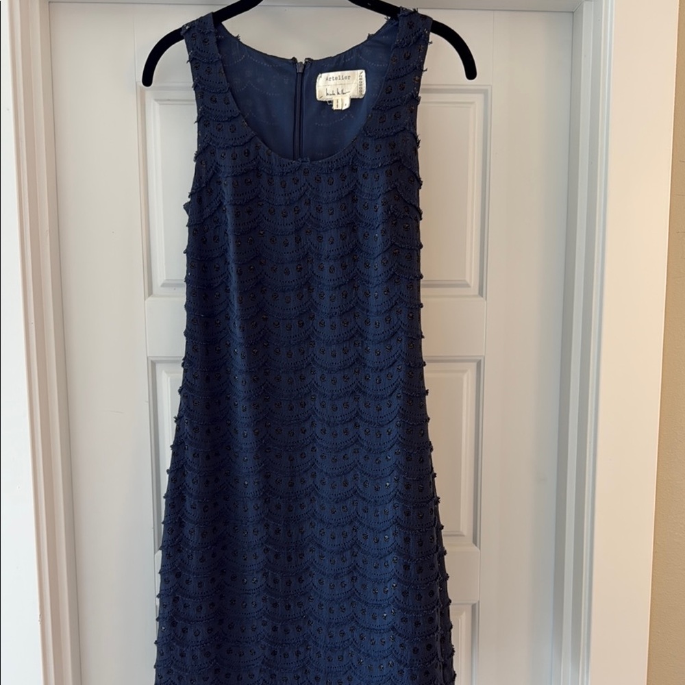Navy Blue Dress. Artelier by Nicole Miller. Women’s size 2